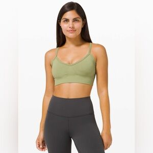 Lululemon Ebb To Street Bra *Light Support, C/D Cup in Vista Green